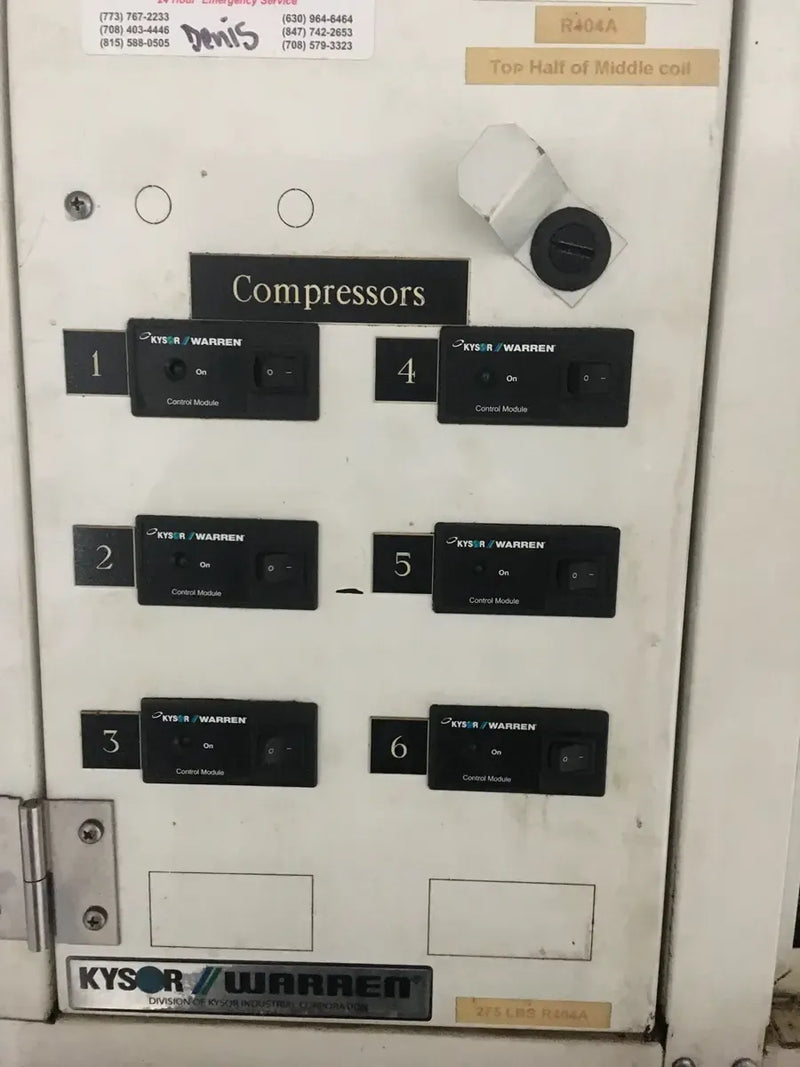 Kysor/Warren TZ600-034-SL-4-DSSA-B Motor Control Center - HP