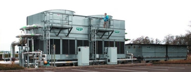 Evapco Two Cell Evaporative Condenser/Fluid Cooler Evapco 