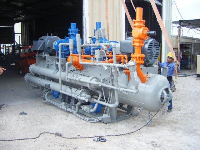 FES 175E / Dunham-Bush 2010 Dual Rotary Screw Compressor Package – 200 HP FES 