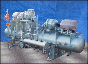 FES 180B/95 / Dunham-Bush 1610 / Mycom 200SUD Dual Compressor Package – 100 / 60 HP FES / Dunham-Bush 