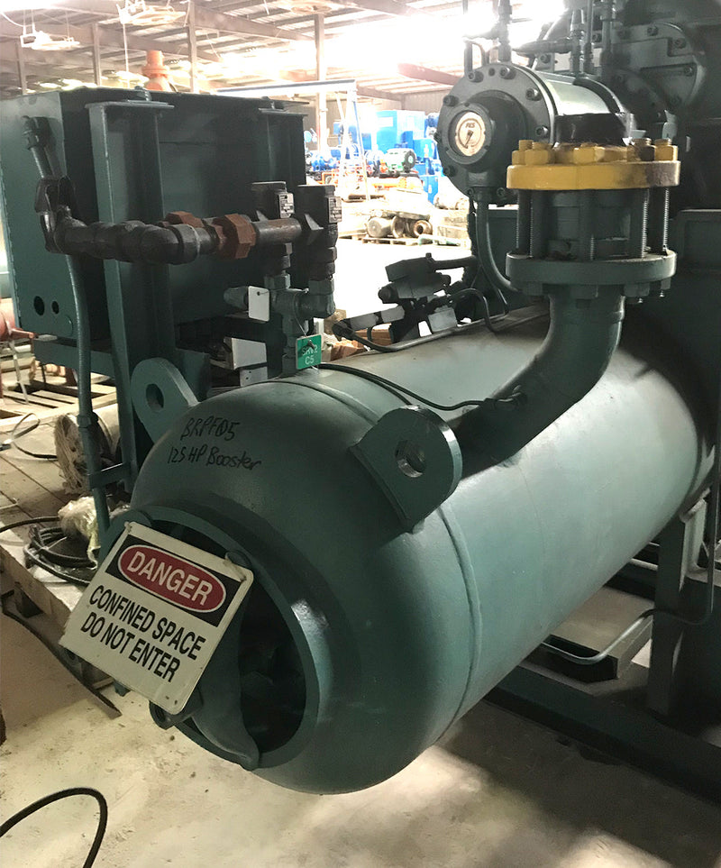 FES 19LB Rotary Screw Booster Compressor - 125 HP FES 