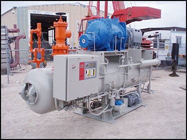 FES 505XB / Howden 255/1.45 Booster Rotary Screw Compressor Package - 200 HP FES / Howden 