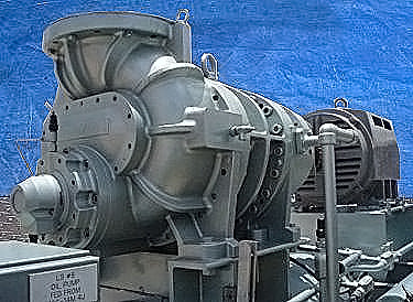 FES 775 / Mycom 320-SU-LX Booster Rotary Screw Compressor Package – 250 HP Mycom 