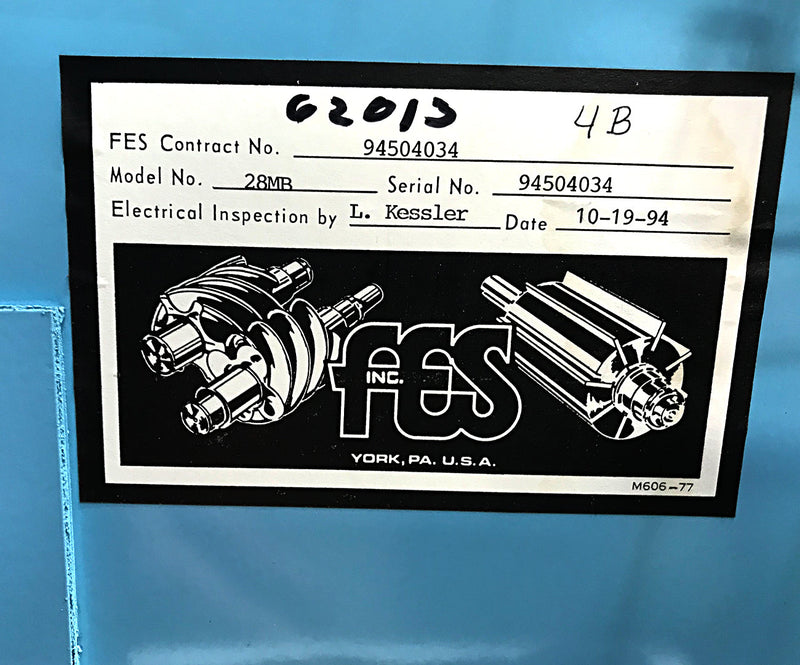 FES Rotary Screw Booster Compressor Package - 250 HP FES 