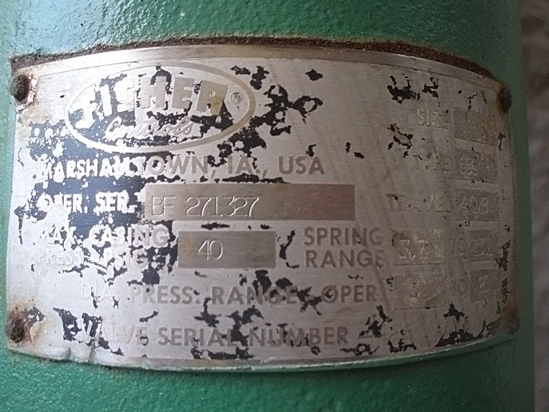 Fisher Butterfly Control Valve Fisher 