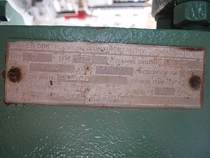 Fisher Butterfly Control Valve Fisher 