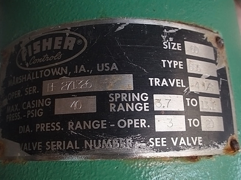 Fisher Butterfly Control Valve Fisher 