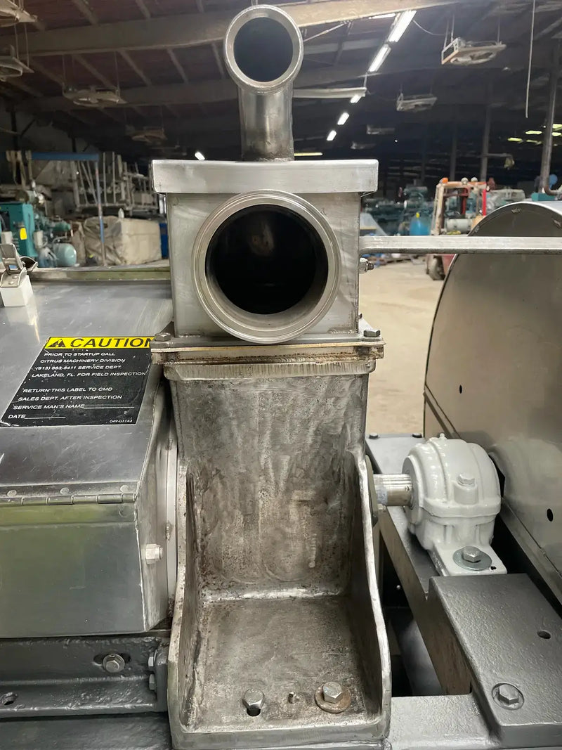 Extractor/acabador de tornillo pulper FMC 75B (15 HP, 75-100 GPM)