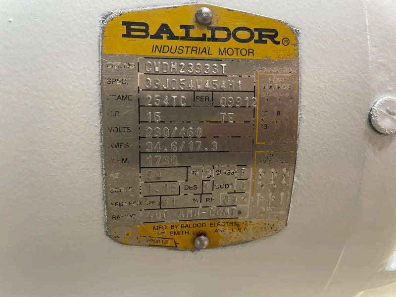 Extractor/acabador de tornillo pulper FMC 75B (15 HP, 75-100 GPM)