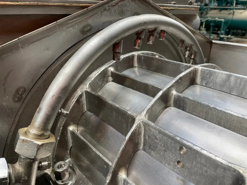 Extractor/acabador de tornillo pulper FMC 75B (15 HP, 75-100 GPM)