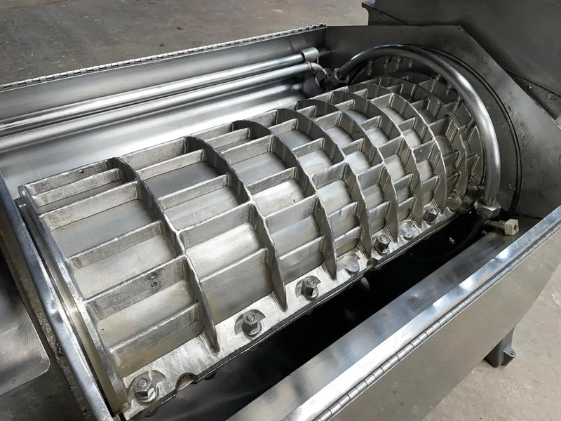 Extractor/acabador de tornillo pulper FMC 75B (15 HP, 75-100 GPM)