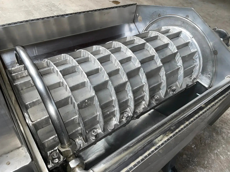 Extractor/acabador de tornillo pulper FMC 75B (15 HP, 75-100 GPM)