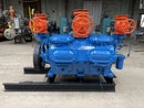 Vilter 4416 16-Cylinder Reciprocating Compressor Package (200 HP 460 V, Belt Driven)