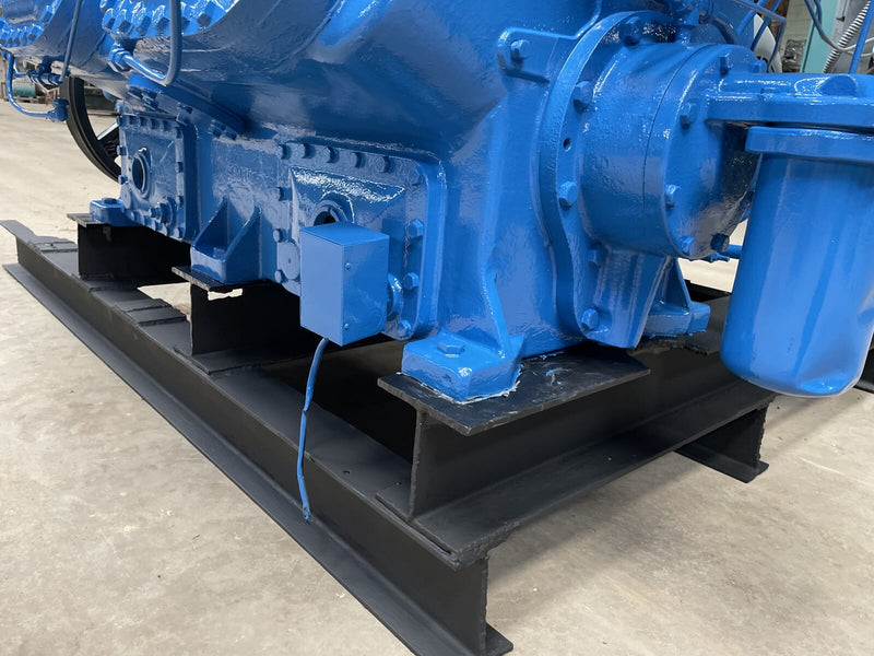 Vilter 4416 16-Cylinder Reciprocating Compressor Package (200 HP 460 V, Belt Driven)