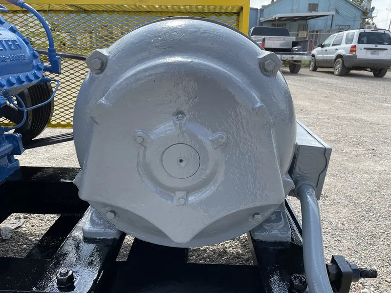 Vilter 446 6-Cylinder Reciprocating Compressor Package (60 HP 220/440 V, Belt Driven)