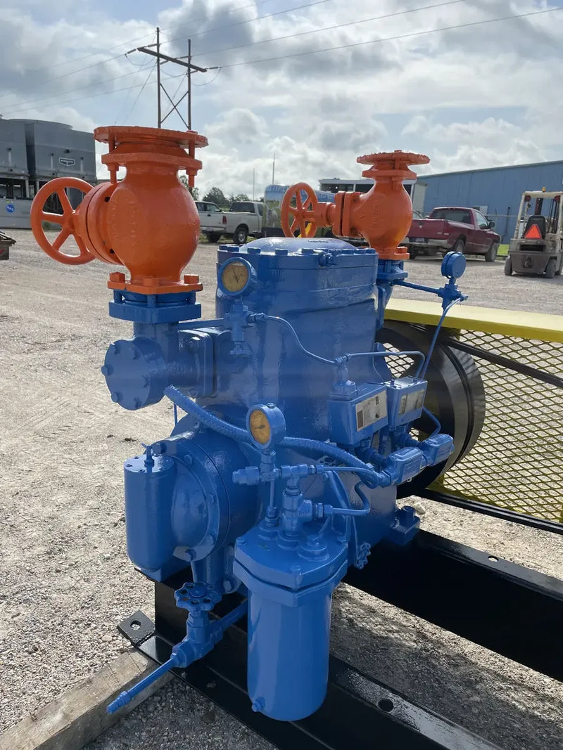 Vilter 442 2-Cylinder Reciprocating Compressor Package (30 HP 230/460 V, Belt Driven)