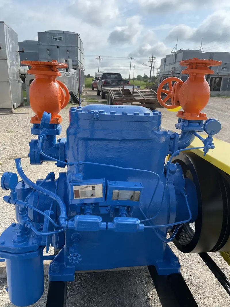 Vilter 442 2-Cylinder Reciprocating Compressor Package (30 HP 230/460 V, Belt Driven)