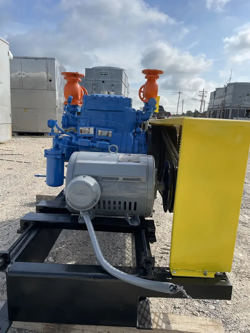 Vilter 442 2-Cylinder Reciprocating Compressor Package (30 HP 230/460 V, Belt Driven)