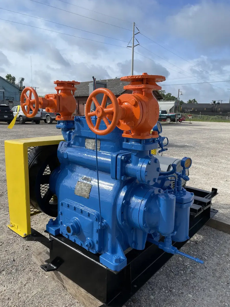 Vilter 442 2-Cylinder Reciprocating Compressor Package (30 HP 230/460 V, Belt Driven)