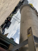 Mezclador de barrena de transferencia horizontal inoxidable marrón