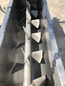 Mezclador de barrena de transferencia horizontal inoxidable marrón