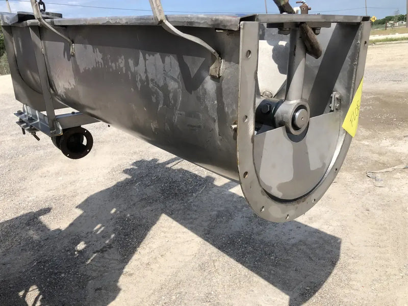 Brown Stainless Horizontal Transfer Auger Mixer