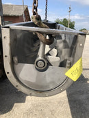 Mezclador de barrena de transferencia horizontal inoxidable marrón