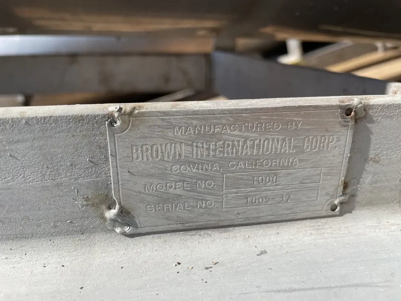 Brown Stainless Horizontal Transfer Auger Mixer
