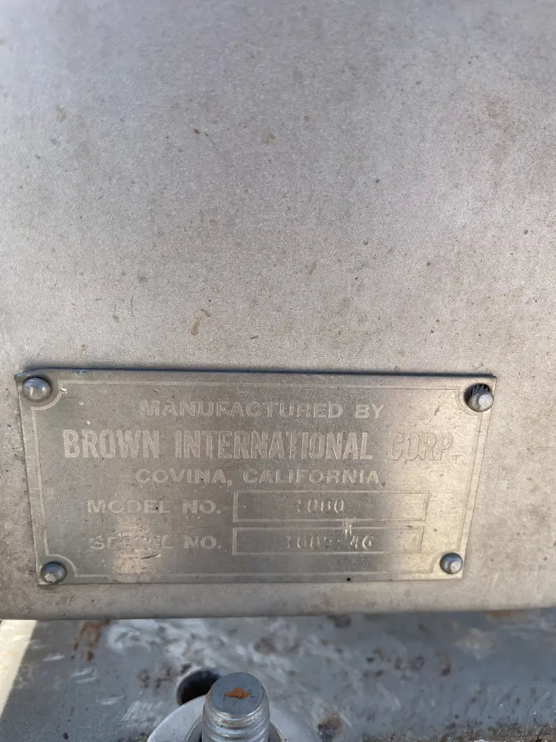 Brown Stainless Horizontal Transfer Auger Mixer