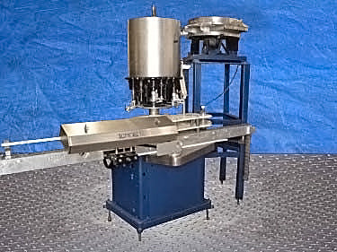 Free Standing Consolidated 6 Spindle Capper Genemco 