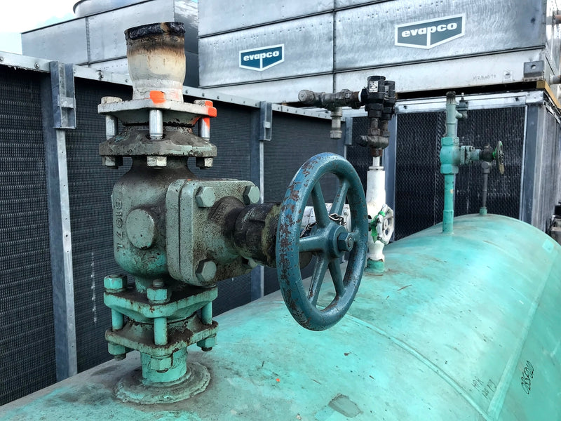 Frick Horizontal Ammonia Receiver Vessel - 1200 gallons Frick 