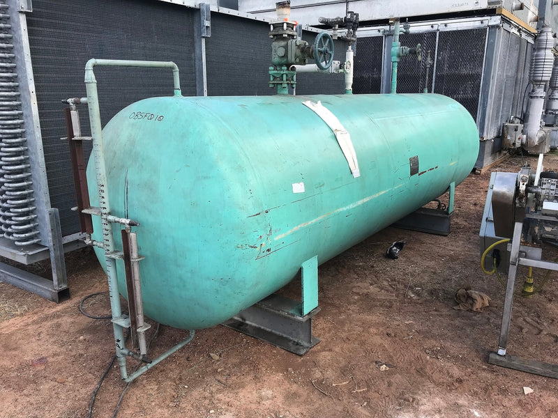 Frick Horizontal Ammonia Receiver Vessel - 1200 gallons Frick 