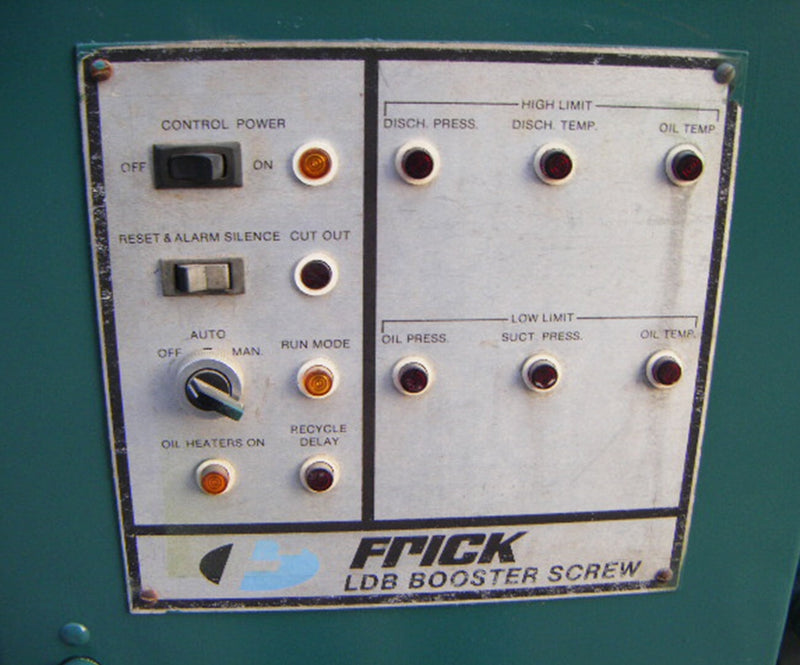 Frick LDB 26 Booster Compressor - 30 HP Frick 