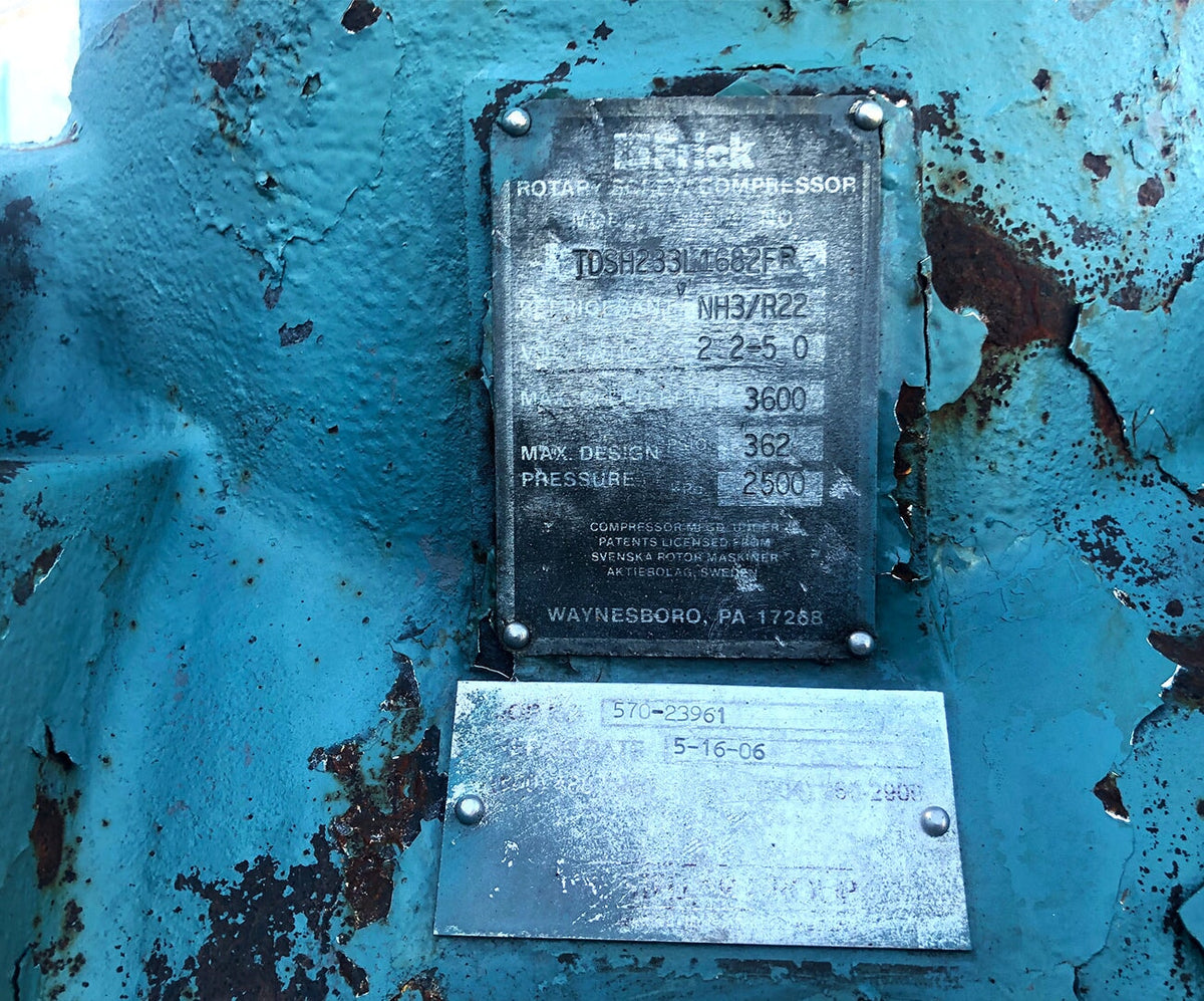 Frick RWB-II-222 Screw Compressor (*HD Micro) - 600HP