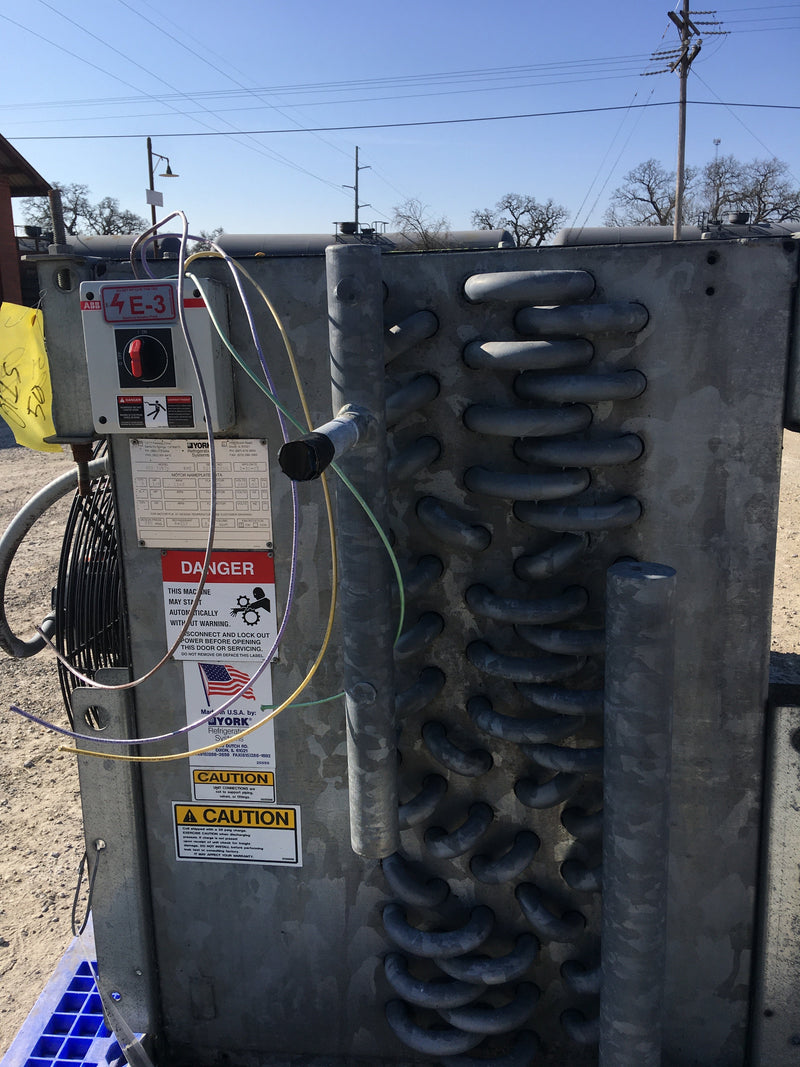 Frick SCS 364TH RH2 Ammonia Evaporator Coil - 11.4375 TR 3 Fans (Low/Medium Temperature) Frick/York 