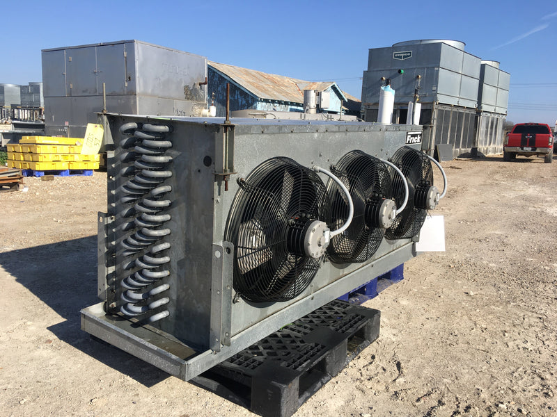 Frick SCS 364TH RH2 Ammonia Evaporator Coil - 11.4375 TR 3 Fans (Low/Medium Temperature) Frick/York 