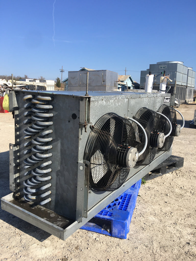 Frick SCS 364TH RH2 Ammonia Evaporator Coil - 11.4375 TR 3 Fans (Low/Medium Temperature) Frick/York 