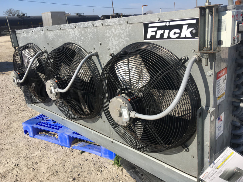 Frick SCS 364TH RH2 Ammonia Evaporator Coil - 11.4375 TR 3 Fans (Low/Medium Temperature) Frick/York 