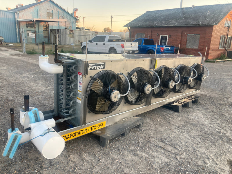 Frick SCS 584TH LH1 Ammonia Evaporator Coil- 22.5 TR, 5 Fans (Low/Medium Temperature) Frick 