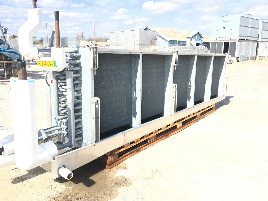 Frick SCS 584TH RH2 Ammonia Evaporator Coil- 22.5 TR, 5 Fans (Low/Medi