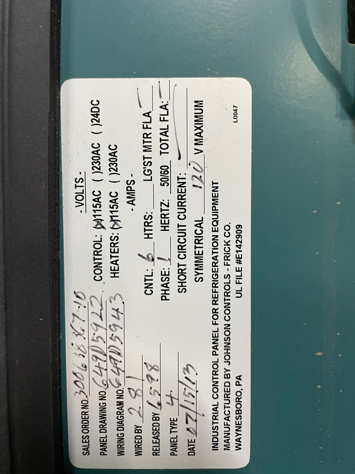 frick-xjf-120l-screw-booster-