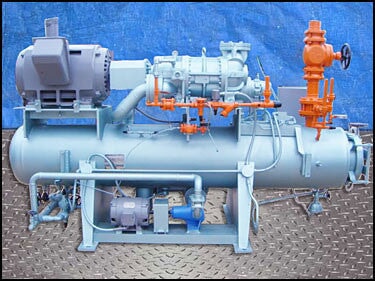 GEA FES 270 / Mycom 200L Screw Compressor Package - 350 HP FES / Mycom 