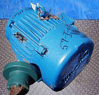 General Electric Motor- 7.5 HP General Electric 
