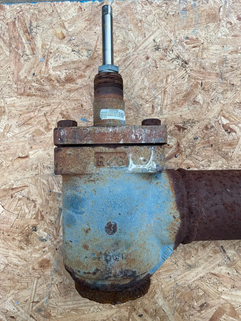 Hansen Angle Shut Valve (3")
