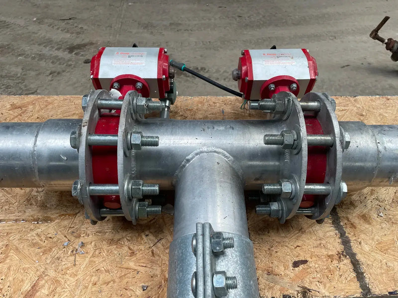 Flowline PTFE Butterfly Valve with Pneumatic Actuator ( 5")