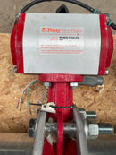 Válvula de mariposa de PTFE Flowline con actuador neumático (5")