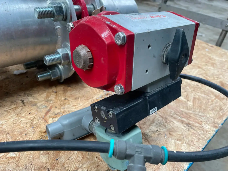 Flowline PTFE Butterfly Valve with Pneumatic Actuator ( 5")
