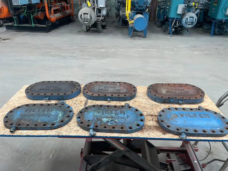 Vilter Cylinder Cover with Water Jacket Cover.