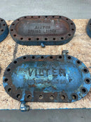 Tapa de cilindro Vilter con cubierta de camisa de agua.