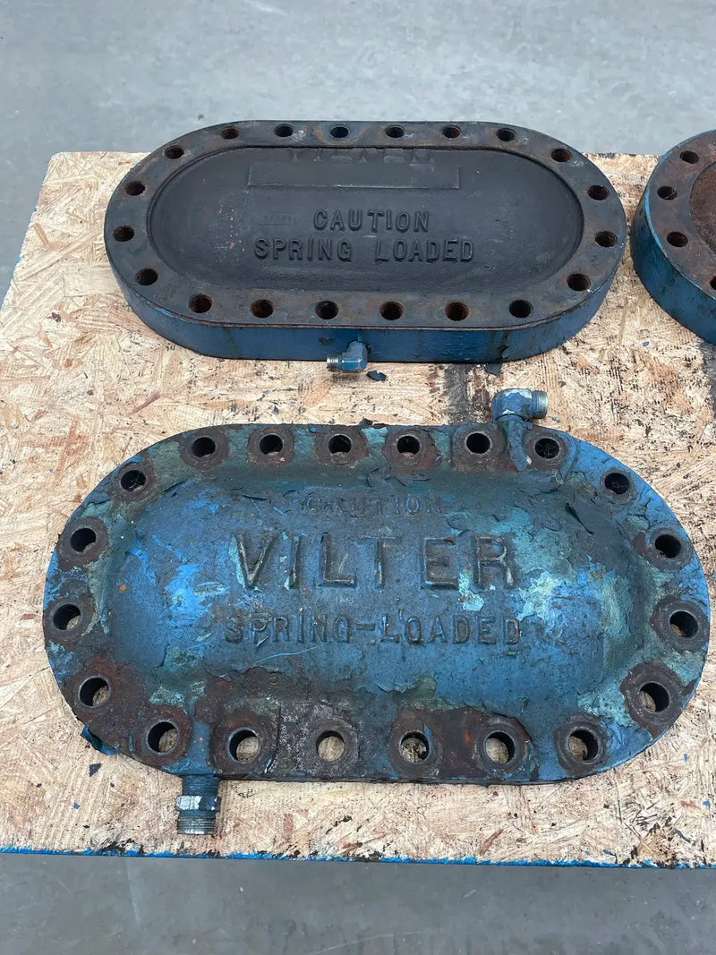 Vilter Cylinder Cover with Water Jacket Cover.